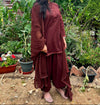 Brown Balloon Salwar Set