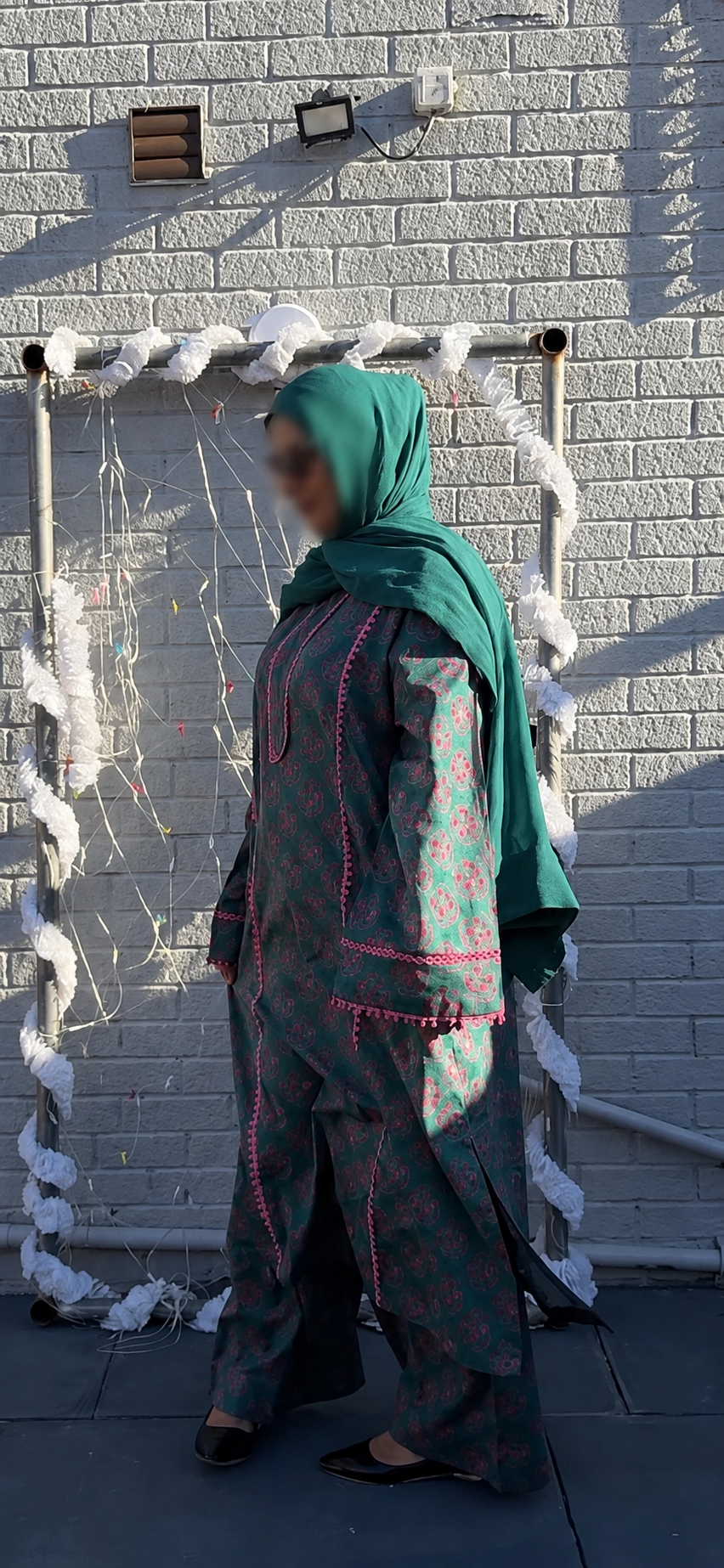 Green Kaftan Set