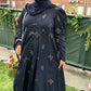 Neelam  (نیلم) – Navy Blue Anarkali Palazzo Set